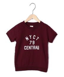 coen | 【coen kids】ガゼットスラブカレッジロゴTシャツ（100～150cm)(Tシャツ/カットソー)