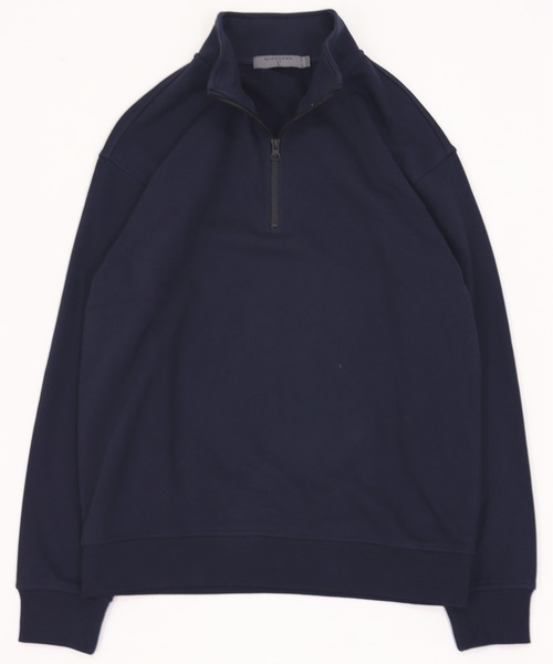 GIORDANO（ジョルダーノ）の「[ GIORDANO ]スタンドハーフジップスウェット (ユニセックス)（スウェット・レディース・グレー/ネイビー・MEDIUM/LARGE/X-LARGE）」の14枚目の写真