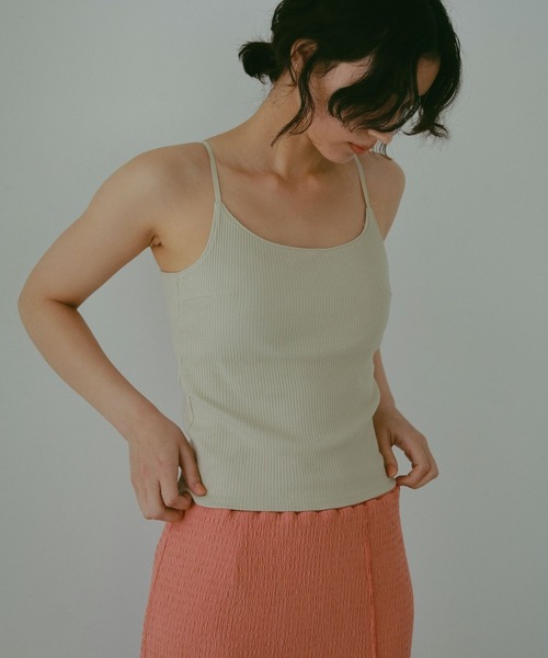 N WITH.(エヌウィズ)の「【カップ付き】バックオープンキャミソール(キャミソール・レディース・ベージュ/ブラック/ホワイト系その他・FREE)」の20枚目の写真