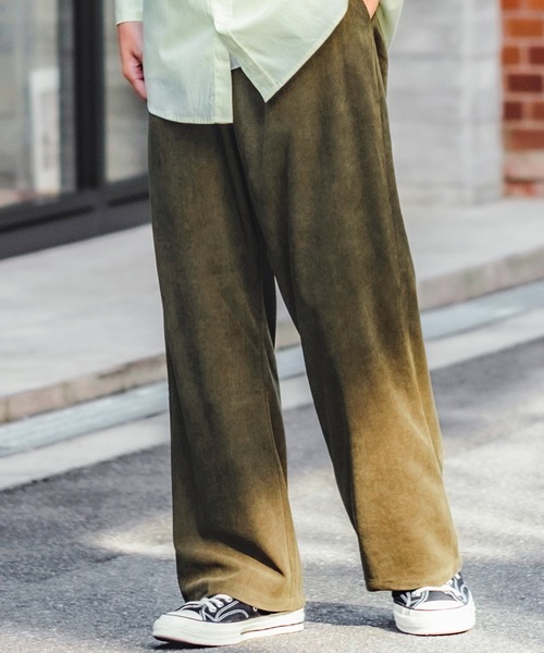 improves（インプローブス）の「【improves】コーデュロイ ワイド カラーパンツ（その他パンツ・メンズ・レンガ/ブラック/オフホワイト/カーキ・MEDIUM/LARGE）」の4枚目の写真