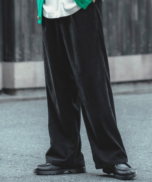 improves（インプローブス）の「【improves】コーデュロイ ワイド カラーパンツ（その他パンツ・メンズ・レンガ/ブラック/オフホワイト/カーキ・MEDIUM/LARGE）」の3枚目の写真