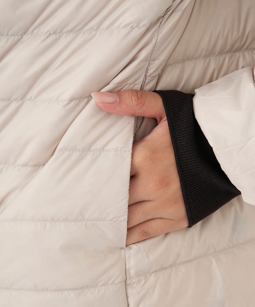 Ocean Pacific（オーシャンパシフィック）の「【OP:オーピー】レディースインナーダウンジャケット（ダウンジャケット/コート・レディース・ブラック/ベージュ/ネイビー・MEDIUM/LARGE/X-LARGE/XX-LARGE/XXX-LARGE）」の16枚目の写真