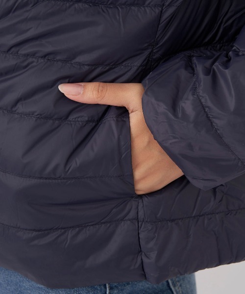 Ocean Pacific（オーシャンパシフィック）の「【OP:オーピー】レディースインナーダウンジャケット（ダウンジャケット/コート・レディース・ブラック/ベージュ/ネイビー・MEDIUM/LARGE/X-LARGE/XX-LARGE/XXX-LARGE）」の4枚目の写真