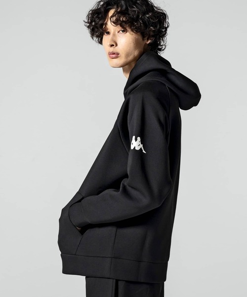 Kappa(カッパ)の「Kappa(カッパ)オミニロゴダンボールニットプルパーカー(パーカー・メンズ・ライトグレー/ネイビー/ホワイト/ブラック・XL/XXL/L/M)」の5枚目の写真