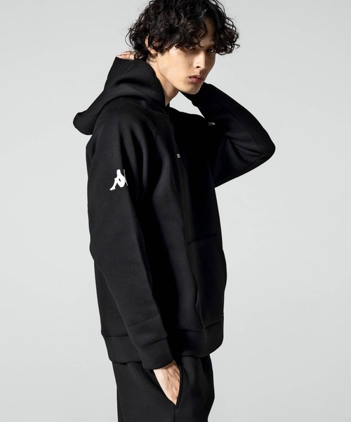 Kappa(カッパ)の「Kappa(カッパ)オミニロゴダンボールニットプルパーカー(パーカー・メンズ・ライトグレー/ネイビー/ホワイト/ブラック・XL/XXL/L/M)」の7枚目の写真