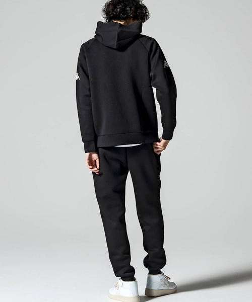 Kappa(カッパ)の「Kappa(カッパ)オミニロゴダンボールニットプルパーカー(パーカー・メンズ・ライトグレー/ネイビー/ホワイト/ブラック・XL/XXL/L/M)」の10枚目の写真