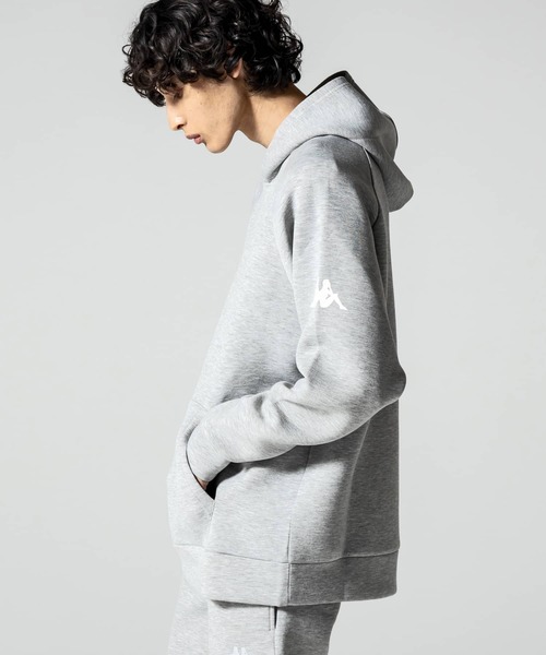Kappa(カッパ)の「Kappa(カッパ)オミニロゴダンボールニットプルパーカー(パーカー・メンズ・ライトグレー/ネイビー/ホワイト/ブラック・XL/XXL/L/M)」の17枚目の写真