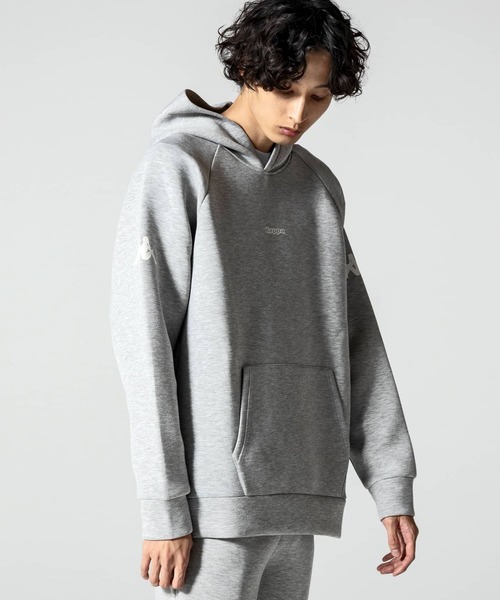 Kappa(カッパ)の「Kappa(カッパ)オミニロゴダンボールニットプルパーカー(パーカー・メンズ・ライトグレー/ネイビー/ホワイト/ブラック・XL/XXL/L/M)」の19枚目の写真