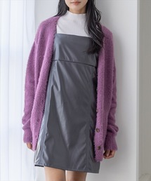 clear | フェイクレザーミニジャンスカ ≪2022AW新作≫(ワンピース)