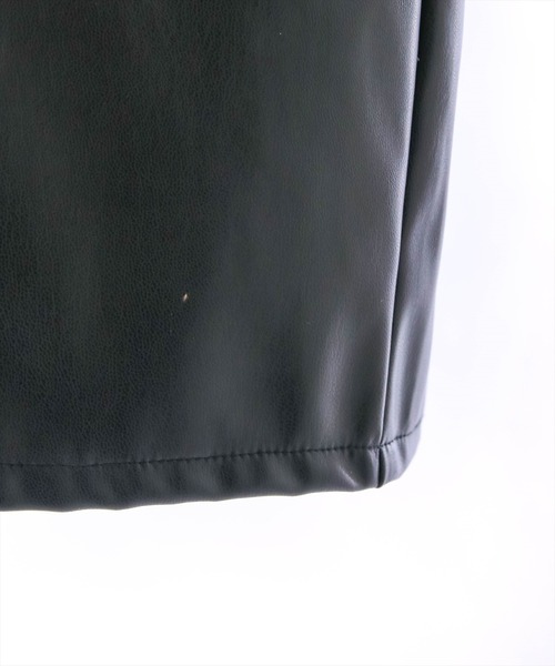 clear（クリア）の「フェイクレザーミニジャンスカ（ワンピース・レディース・チャコールグレー/ブラック/アイボリー・F）」の10枚目の写真