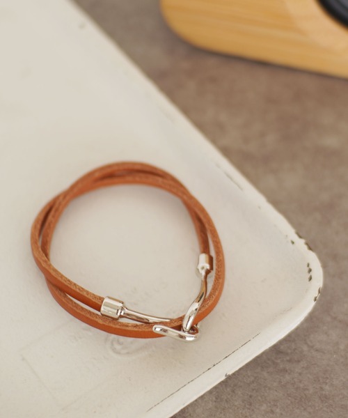 dictionary(ディクショナリー)の「【 DICTIONARY / ディクショナリー 】 レザー チョーカー ブレスレット(ブレスレット・メンズ・ブラック/ブラック系/ブラウン/ブラウン系/ダークブラウン・FREE)」の5枚目の写真