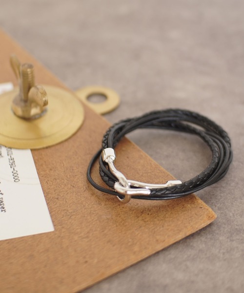 dictionary(ディクショナリー)の「【 DICTIONARY / ディクショナリー 】 レザー チョーカー ブレスレット(ブレスレット・メンズ・ブラック/ブラック系/ブラウン/ブラウン系/ダークブラウン・FREE)」の6枚目の写真