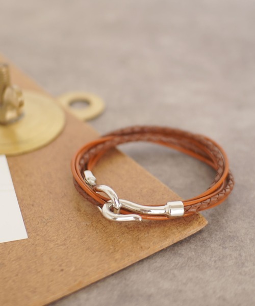 dictionary(ディクショナリー)の「【 DICTIONARY / ディクショナリー 】 レザー チョーカー ブレスレット(ブレスレット・メンズ・ブラック/ブラック系/ブラウン/ブラウン系/ダークブラウン・FREE)」の13枚目の写真