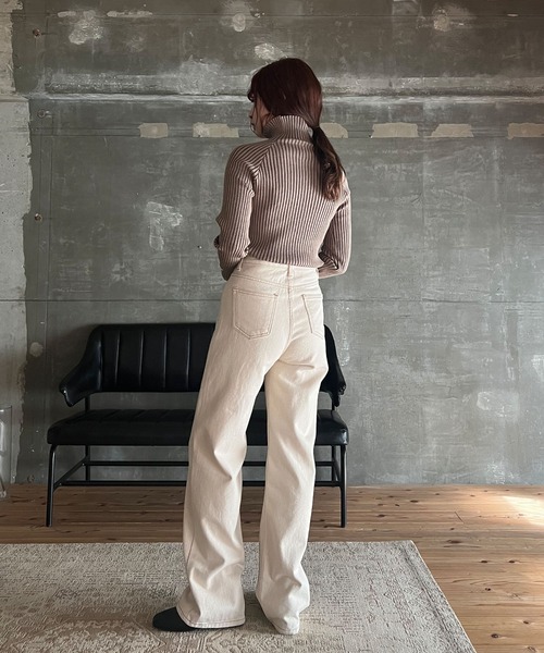 cona(コナ)の「【ZOZO限定】タートルリブニット(ニット/セーター・レディース・グレイッシュベージュ/テラコッタ/ベージュ・FREE)」の22枚目の写真