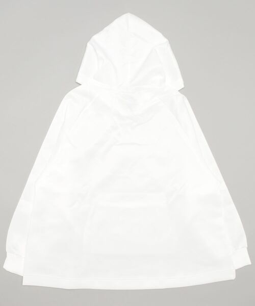 LUGG NAGG(ラグナグ)の「Aラインダブルフェイスパーカー(パーカー・レディース・ホワイト/ベージュ/ブラック・M)」の4枚目の写真