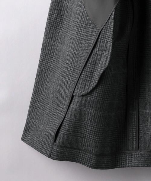 美品　ユナイテッドアローズ　メルトン グレンプレイド チェスターフィールドコート UNITED ARROWS（ユナイテッドアローズ）の「メルトン グレンプレイド