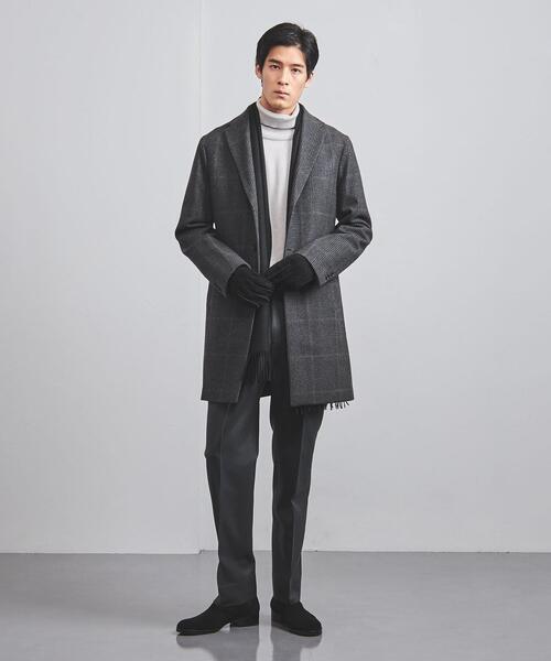 UNITED ARROWS（ユナイテッドアローズ）の「メルトン グレンプレイド チェスターフィールドコート（チェスターコート・メンズ・ダークグレー・M/L/XL/S）」の14枚目の写真