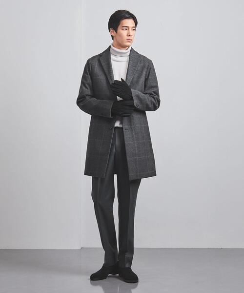 UNITED ARROWS（ユナイテッドアローズ）の「メルトン グレンプレイド チェスターフィールドコート（チェスターコート・メンズ・ダークグレー・M/L/XL/S）」の16枚目の写真