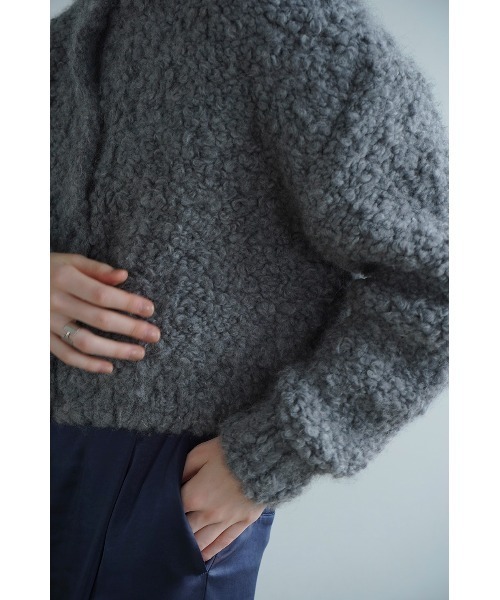 CLANE（クラネ）の「CLANE/クラネ/TEDDY BEAR HAND KNIT TOPS