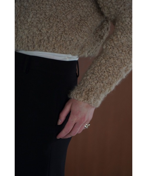 CLANE/クラネ/TEDDY BEAR HAND KNIT TOPS