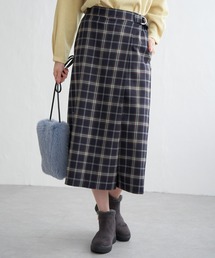 ikka | チェックタイトスカート風パンツ(その他パンツ)