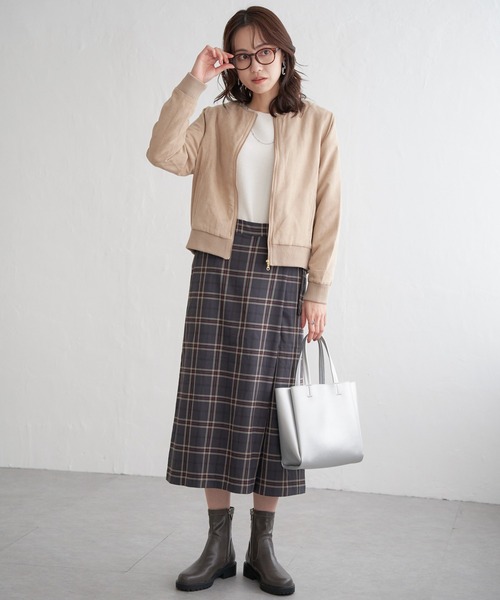 ikka(イッカ)の「チェックタイトスカート風パンツ(その他パンツ・レディース・ネイビー/グレー系その他・S/M/L)」の22枚目の写真