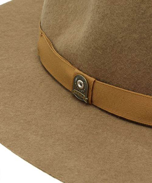 CPH（シーピーエイチ）の「C-PLUS HEADWEARS(シープラス･ヘッドウェアーズ) ロングブリムハット（ハット・メンズ・ブラック/キャメル・FREE）」の6枚目の写真