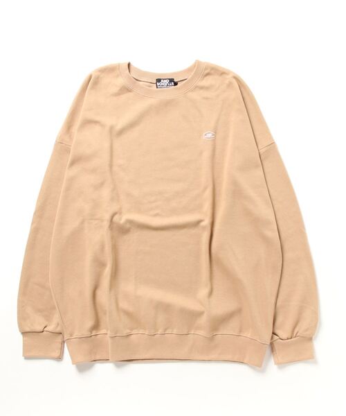Satellite(サテライト)の「【Satellite サテライト】BUY2 LOGO 02 TRAINER 「綺麗なワイドシルエットでさまざまなシーンで活躍間違いなし! SATELLITE(サテライト)のロゴスウェット」(スウェット・メンズ・ブラック/チャコールグレー/ベージュ・FREE)」の1枚目の写真