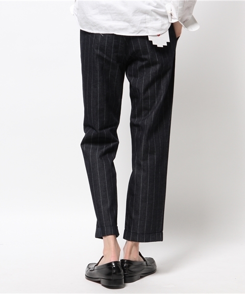 EDIFICE(エディフィス)の「◇PRODUCT F ライトモチーフデニム1タック クロップドパンツ(その他パンツ・メンズ・ネイビー/ダークブルー・42/44/46/48/50)」の9枚目の写真