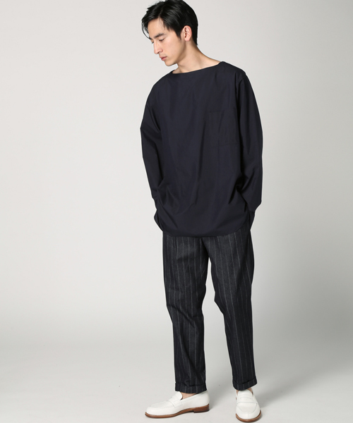 EDIFICE(エディフィス)の「◇PRODUCT F ライトモチーフデニム1タック クロップドパンツ(その他パンツ・メンズ・ネイビー/ダークブルー・42/44/46/48/50)」の16枚目の写真