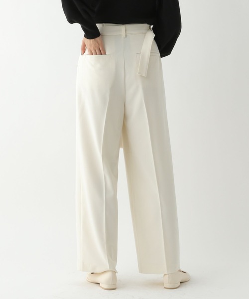A part by（アパートバイ）の「ベルトツキタックストレートパンツ（その他パンツ・レディース・ブラック/アイボリー・MEDIUM/LARGE）」の19枚目の写真