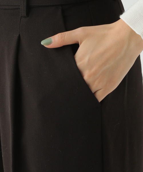 A part by（アパートバイ）の「ベルトツキタックストレートパンツ（その他パンツ・レディース・ブラック/アイボリー・MEDIUM/LARGE）」の14枚目の写真