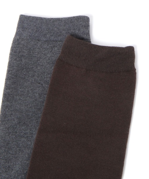 ALAND（エーランド）の「ANGEL SOCKS／フラットニーソックス 2183682（ソックス/靴下・レディース・ブラウン/グレー/ブラック/ホワイト・FREE）」の8枚目の写真