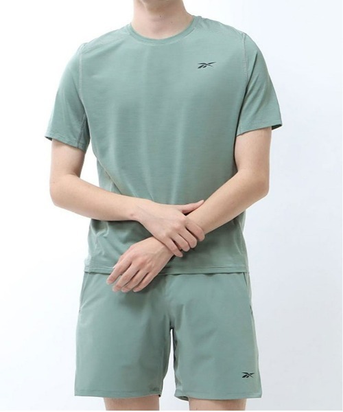 Reebok(リーボック)の「ソリッドアスリートT / TS AC SOLID ATHLETE TEE(Tシャツ/カットソー・メンズ・ブルー/グリーン/ブラック/マルーン/ネイビー/アーミー/ライトグレー・J/L/J/M/J/S/J/XO/J/2XO/J/O/J/XS/LARGE/MEDIUM/XXX-LARGE/SMALL/X-SMALL/X-LARGE/XX-LARGE)」の3枚目の写真