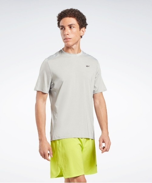 Reebok(リーボック)の「ソリッドアスリートT / TS AC SOLID ATHLETE TEE(Tシャツ/カットソー・メンズ・ブルー/グリーン/ブラック/マルーン/ネイビー/アーミー/ライトグレー・J/L/J/M/J/S/J/XO/J/2XO/J/O/J/XS/LARGE/MEDIUM/XXX-LARGE/SMALL/X-SMALL/X-LARGE/XX-LARGE)」の1枚目の写真