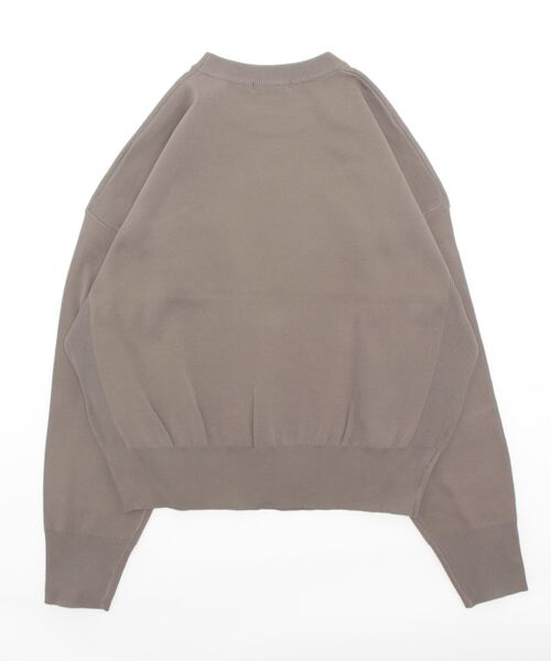 Te chichi(テチチ)の「クルーネックニット(セットアップ可)(ニット/セーター・レディース・チャコール/ネイビー・フリ-)」の3枚目の写真