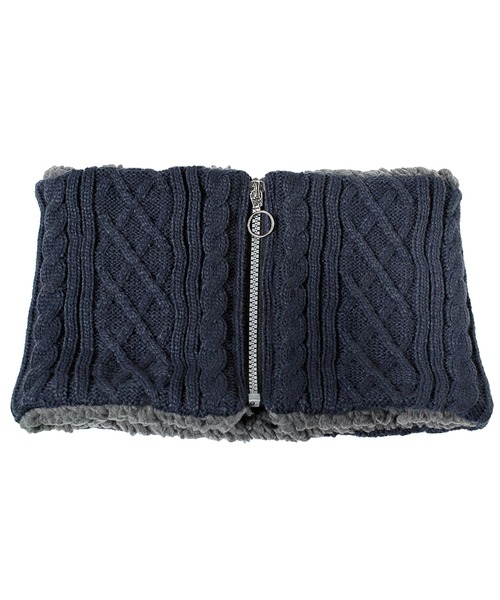 14+（イチヨンプラス）の「ニット裏ボアネックウォーマー（ネックウォーマー/スヌード・レディース・アイボリー/イエロー/グレー/ベージュ/グリーン/ブルー/ブラック・FREE）」の6枚目の写真