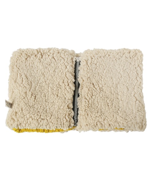 14+（イチヨンプラス）の「ニット裏ボアネックウォーマー（ネックウォーマー/スヌード・レディース・アイボリー/イエロー/グレー/ベージュ/グリーン/ブルー/ブラック・FREE）」の10枚目の写真