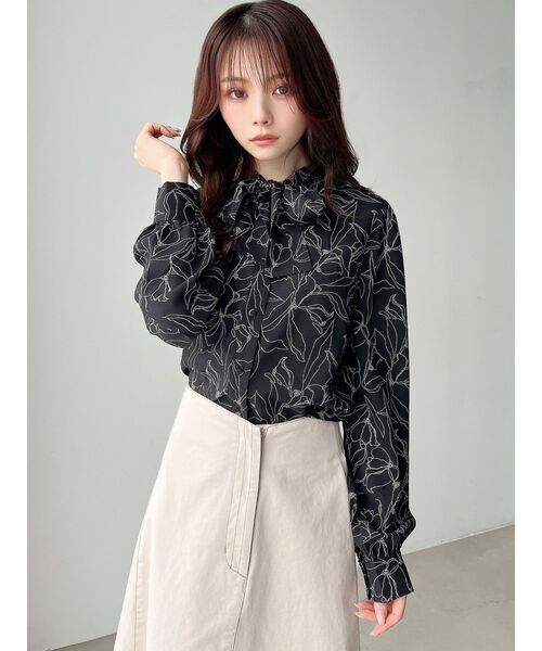 RESEXXY（リゼクシー）の「ボウタイデザインブラウス（シャツ/ブラウス・レディース・アイボリー/その他/その他1・FREE）」の10枚目の写真