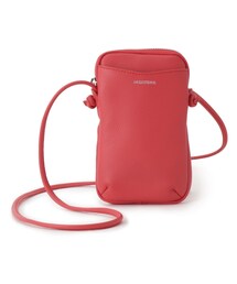 【men's FUDGE11月号掲載】レザーショルダースマホケース