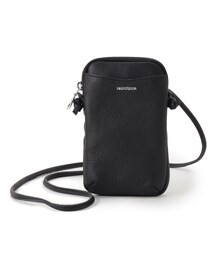 【men's FUDGE11月号掲載】レザーショルダースマホケース