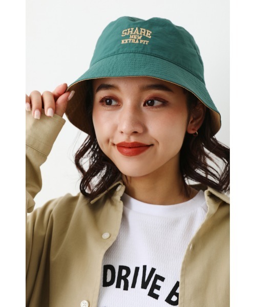 RODEO CROWNS WIDE BOWL（ロデオクラウンズワイドボウル）の「SHARE NYLON HAT（ハット・レディース・グリーン/パープル/ブラック・FREE）」の19枚目の写真