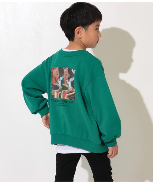 ANAP kids（アナップキッズ）の「前後2WAYフォトプリントブルゾン【親子お揃い】（スウェット・キッズ・ブラック/ライトグレー/グリーン・110cm/120cm/130cm）」の20枚目の写真