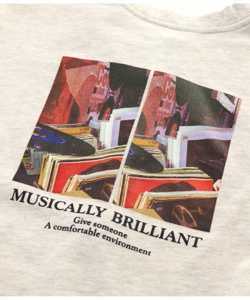 ANAP kids（アナップキッズ）の「前後2WAYフォトプリントブルゾン【親子お揃い】（スウェット・キッズ・ブラック/ライトグレー/グリーン・110cm/120cm/130cm）」の7枚目の写真