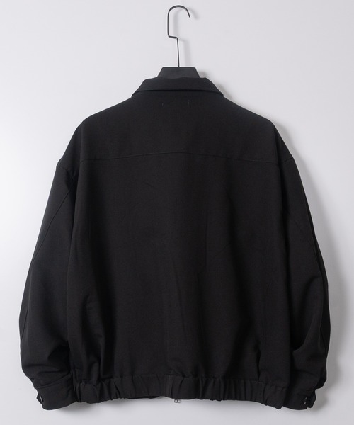 JOHN'S CLOSET（ジョンズクローゼット）の「【13】カーブデザイン ジップアップジャケット/ブルゾン セットアップ展開有り（ブルゾン・メンズ・グレー/ブラック/サックスブルー/ブルー/ブラック系2/ブラック系1/ブラウン/インディゴブルー・LARGE/MEDIUM）」の9枚目の写真