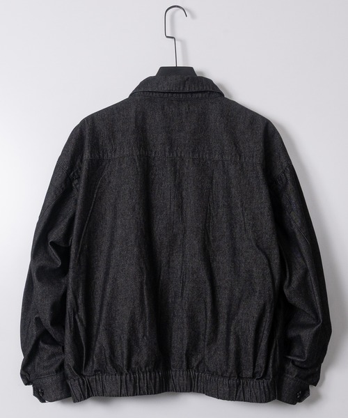 JOHN'S CLOSET（ジョンズクローゼット）の「【13】カーブデザイン ジップアップジャケット/ブルゾン セットアップ展開有り（ブルゾン・メンズ・グレー/ブラック/サックスブルー/ブルー/ブラック系2/ブラック系1/ブラウン/インディゴブルー・LARGE/MEDIUM）」の10枚目の写真