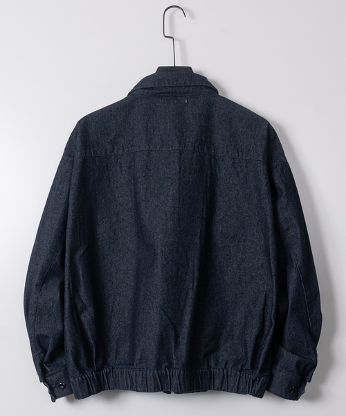 JOHN'S CLOSET（ジョンズクローゼット）の「【13】カーブデザイン ジップアップジャケット/ブルゾン セットアップ展開有り（ブルゾン・メンズ・グレー/ブラック/サックスブルー/ブルー/ブラック系2/ブラック系1/ブラウン/インディゴブルー・LARGE/MEDIUM）」の12枚目の写真