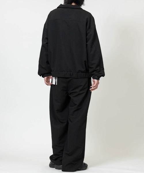 JOHN'S CLOSET（ジョンズクローゼット）の「【13】カーブデザイン ジップアップジャケット/ブルゾン セットアップ展開有り（ブルゾン・メンズ・グレー/ブラック/サックスブルー/ブルー/ブラック系2/ブラック系1/ブラウン/インディゴブルー・LARGE/MEDIUM）」の18枚目の写真