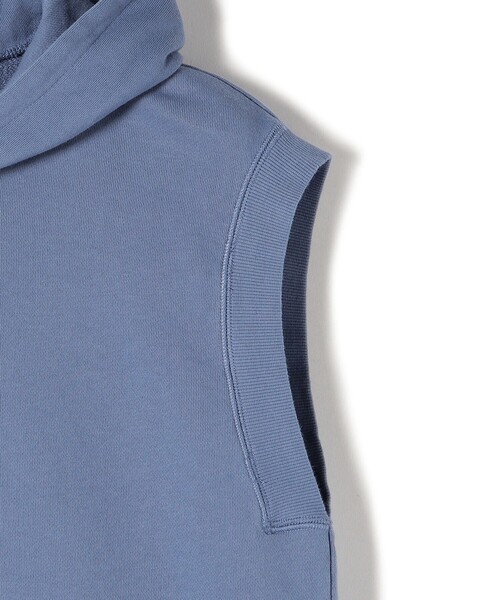 SHIPS Days（シップスデイズ）の「SHIPS Days:〈洗濯機可能〉オーバーダイ 裏毛 ノースリーブ フーディー（パーカー・レディース・オフホワイト/オレンジ/ブルー・ONE SIZE）」の8枚目の写真