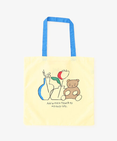 Afternoon Tea（アフタヌーンティー）の「ショッピングバッグ/killdisco（エコバッグ/サブバッグ・レディース・ブルー/アイボリー・ONE SIZE）」の2枚目の写真